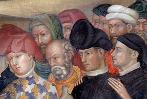 Johannes der Täufer tauft Jesus, (Detail)