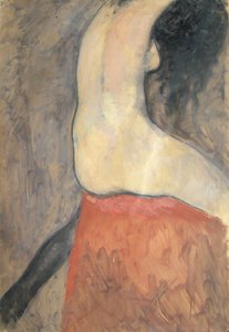 Nackte Figur von hinten, ca. 1910-12 von Lorenzo Viani