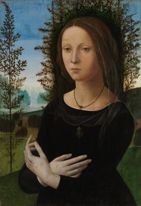 Porträt einer jungen Frau, ca. 1490-1500 von Lorenzo di Credi