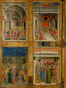Reliquiar der Türen von Santa Maria della Scala. Innenpaneel