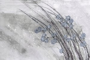 Glitzernde Winterzweige