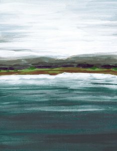 Ruhiger Seehorizont von Lori Ann Folz