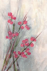Verschneite rote Beeren