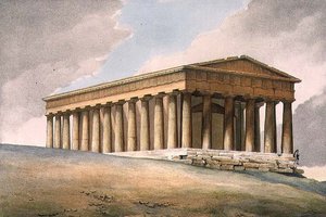 Der Tempel des Theseus in Athen