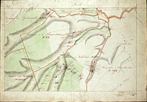 Atlas der Konzessionen des Kohlefeldes der Saar von Herrn Beaunier & Calmelet, Ingenieure des Bergbaukorps von Louis Antoine Beaunier