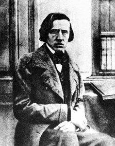 Frédéric Chopin, polnischer Pianist und Komponist, 1849