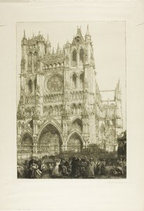 Kathedrale von Amiens von Louis Auguste Lepère