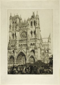 Kathedrale von Amiens von Louis Auguste Lepère
