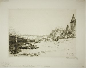 Angers: Das Haus des Königs von Polen von Louis Auguste Lepère