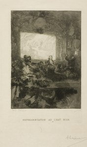 Im Chat Noir von Louis Auguste Lepère