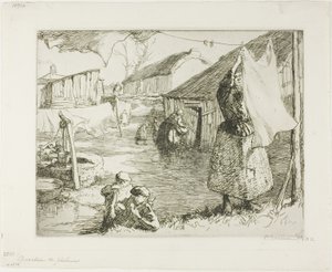 Fischerviertel von Louis Auguste Lepère