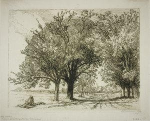 Straße zum Ziegelofen von Louis Auguste Lepère