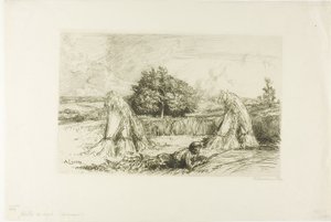 Roggenbündel von Louis Auguste Lepère