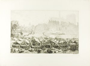 Der große Apfelmarkt von Louis Auguste Lepère