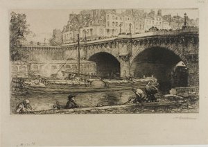 Die Pont-Neuf von Louis Auguste Lepère