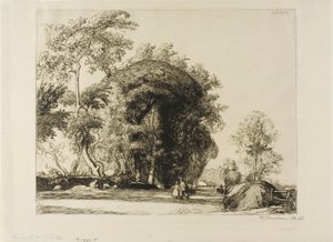 Der Weg nach St. Gilles von Louis Auguste Lepère