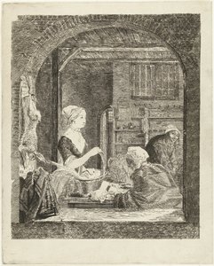 Die Geflügelhändlerin von Louis Bernard Coclers