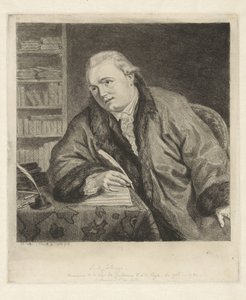 Porträt des Komponisten und Radierers Johan Antoni Kauclitz Colizzi
