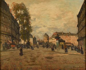Der Place Saint-Michel in Paris