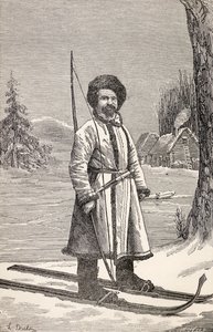 Ein Eingeborener von Wotjak, Russland, aus 
