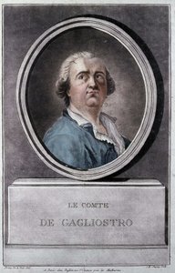 Giuseppe Balsamo, genannt Alexander, Graf von Cagliostro (1743 - 1795) von Brion de la Tour