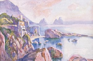 Die Insel Capri, aus Hutchinsons Picturesque Europe, veröffentlicht von Hutchinson & Son, ca. 1930 von Louis Burleigh Bruhl