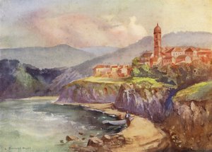 Tirnovo vom Fluss aus von Louis Burleigh Bruhl