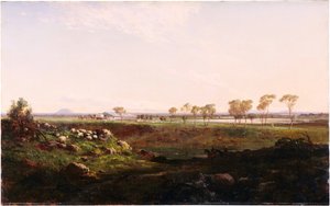 Mount Fyans Woolshed, die Woolshed bei Camperdown, 1869