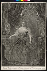 Kaiserin von Russland Anna Ioannowna von Louis Caravaque