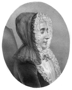 Porträt von Madame du Deffand von Louis Carrogis (after) Carmontelle