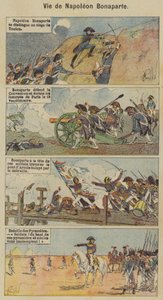 Leben von Napoleon Bonaparte (Farblithografie) von Louis Charles (after) Bombled