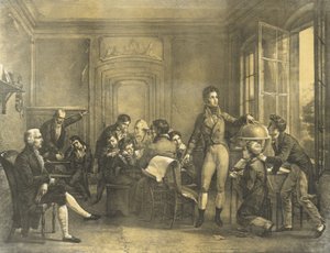 Louis-Philippe unterrichtet Geographie am Collège de Reichenau, veröffentlicht 1820