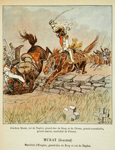 Joachim Murat Charge, aus dem Buch „The Memorial of Saint Helene“ von Graf Emmanuel de Las Cases
