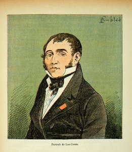 Illustration von Louis Bombled (1862-1927) aus dem Buch „Das Memorial von Saint Helena“ von Graf Emmanuel de Las Cases (1766-1842): Porträt von Las Cases, Privatbesitz von Louis Charles Bombled