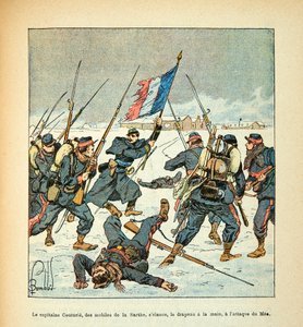 Die Armee der Loire von Eugene Sergent, illustriert von Louis Bombled (Deutsch-Französischer Krieg; Feldzug von 1870-1871): Am 8. Dezember