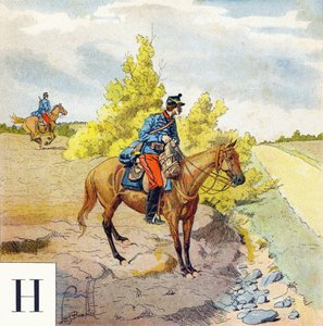 Buchstabe H: Husaren, „Ich werde Soldat sein“ - Militäralphabet