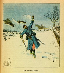 Die östliche Armee: Januar 1871, Hericourt, Tod von Hauptmann Houillon