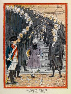 Die großen Tage des Hôtel de Ville de Paris von A. Mercier, illustriert von Louis Bombled: Am 17. Juli