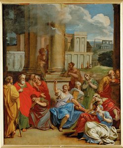 Der Prophet Agabus prophezeit dem Heiligen Paulus