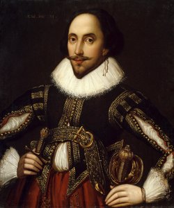 Porträt des britischen Dramatikers William Shakespeare
