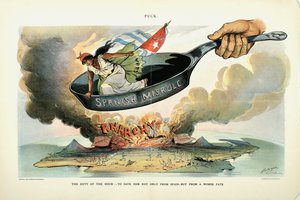 Die Pflicht der Stunde: - Sie [Kuba] nicht nur vor Spanien retten - sondern vor einem schlimmeren Schicksal, 1898