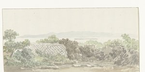 Ansicht der Ruine des Theaters in Brindisi (Voyage en Italie, en Sicile et à Malte - 1778) von Louis Ducros