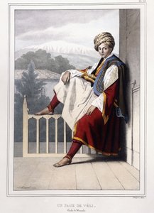 Porträt, du Vues et de Costumes Grecs et Ottomans aus Voyage à Athènes et à Constantinople, 1825