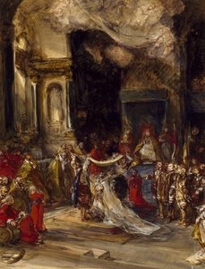 Eine königliche Hochzeitsszene