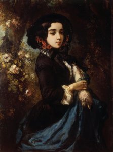 Porträt einer Dame, ca. 1860-65 von Louis Eugene Gabriel Isabey