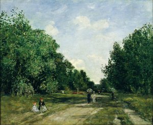 Parc Cordier in Trouville von Eugene Louis Boudin
