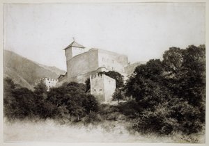 Schloss Churburg bei Schluderns von Louis Eysen