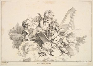 Gemälde von Louis Felix de la Rue