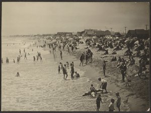 Strandszene von Louis Fleckenstein