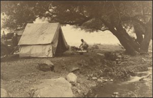 [Camping-Szene] von Louis Fleckenstein